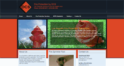 Desktop Screenshot of fireprotectionbydcs.com